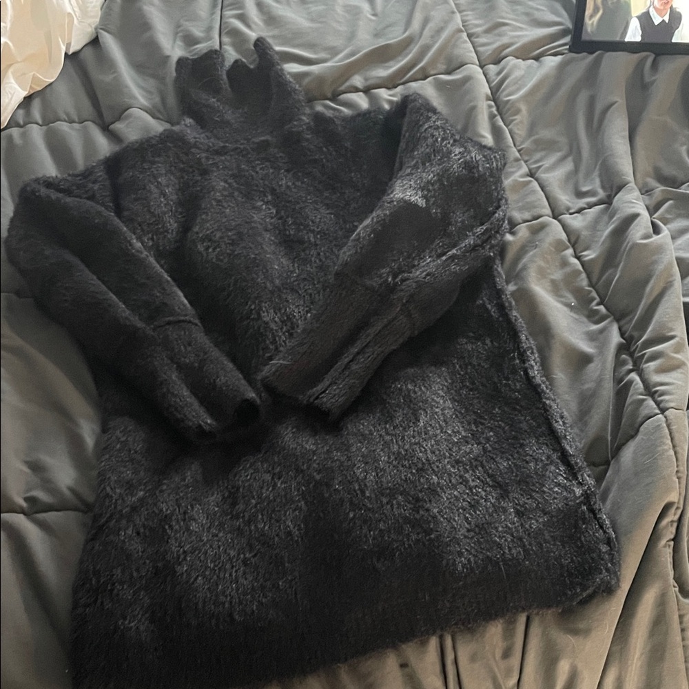 Elegant Black Turtleneck Sweater